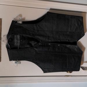 Leather Motorcycle Vest